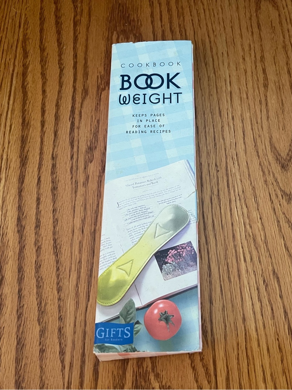 Barnes & Noble Vintage Cookbook Weight 10 Inch in Yellow